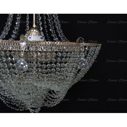 Люстра Ромашка Василиса № 1 с подвесом в Новокузнецке Гусь Хрустальный