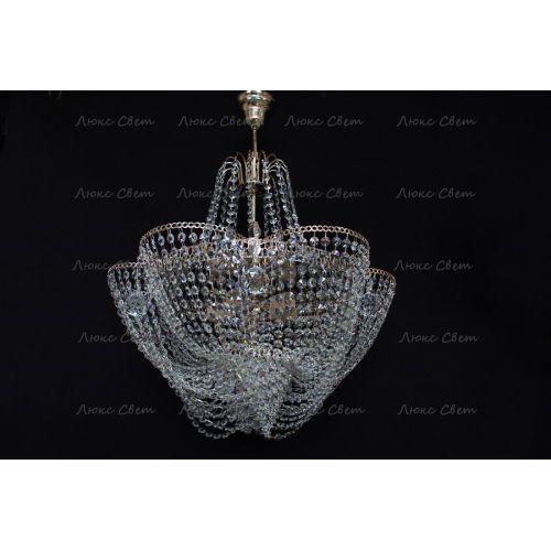 Люстра Ромашка Василиса № 1 с подвесом в Новокузнецке Гусь Хрустальный