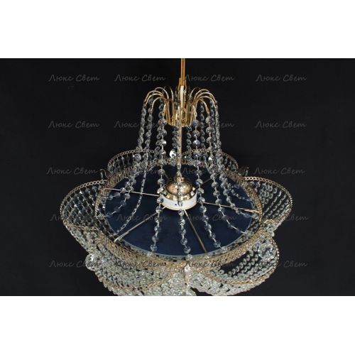 Люстра Ромашка Василиса № 1 с подвесом в Новокузнецке Гусь Хрустальный