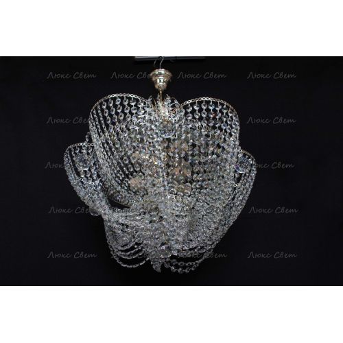 Люстра Ромашка Василиса № 1 с подвесом в Новокузнецке Гусь Хрустальный