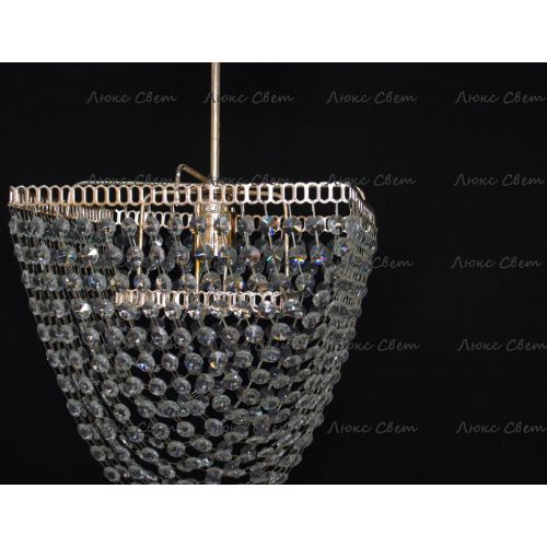 Люстра Квадрат Ракушка подвесная в Новокузнецке Гусь Хрустальный