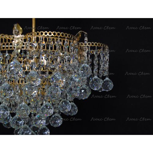 Люстра Ромашка Крона подвесная в Новокузнецке Гусь Хрустальный