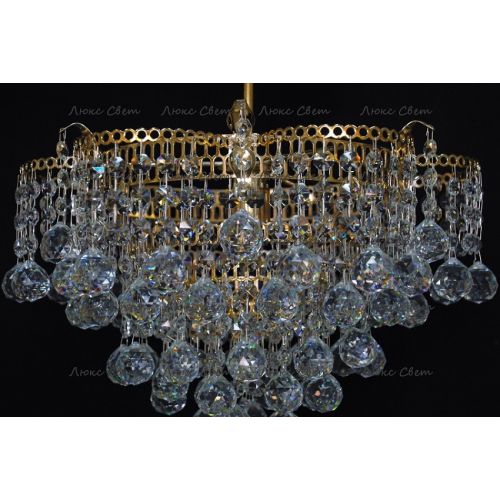 Люстра Ромашка Крона подвесная в Новокузнецке Гусь Хрустальный