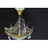 Люстра Корвет 1 ламповый синий в Новокузнецке