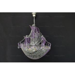 Люстра Корвет фиолетовый