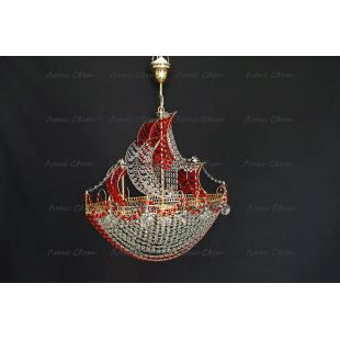 Люстра Корвет красный