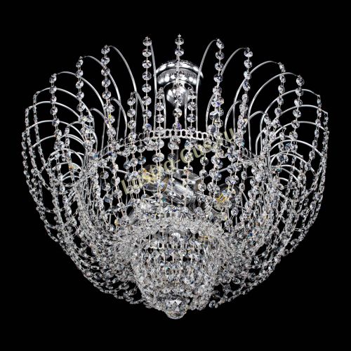 Люстра Агата №1 - 4 лампы в Новокузнецке Гусь Хрустальный