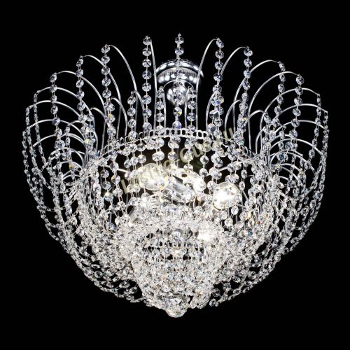 Люстра Агата №1 - 4 лампы в Новокузнецке Гусь Хрустальный