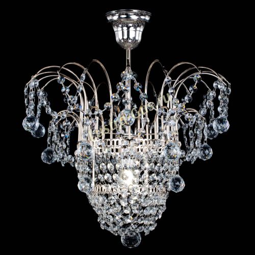 Люстра Агата №2 - 1 лампа в Новокузнецке Гусь Хрустальный