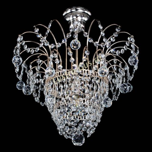 Люстра Агата №2 - 1 лампа в Новокузнецке Гусь Хрустальный