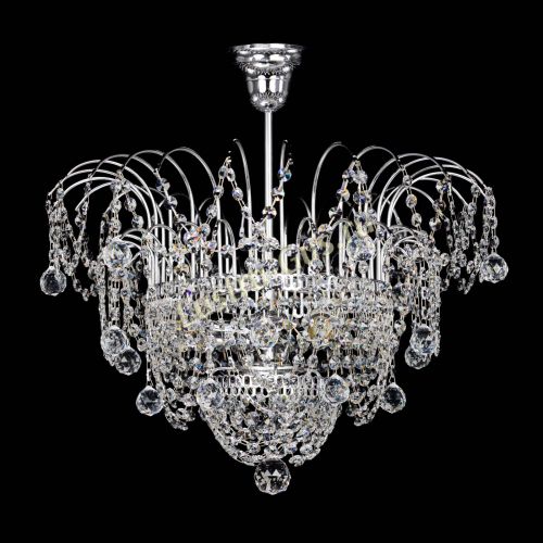 Люстра Агата №2 - 3 лампы в Новокузнецке Гусь Хрустальный