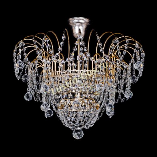 Люстра Агата №2 - 3 лампы в Новокузнецке Гусь Хрустальный