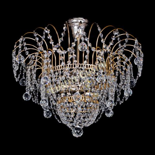 Люстра Агата №2 - 3 лампы в Новокузнецке Гусь Хрустальный