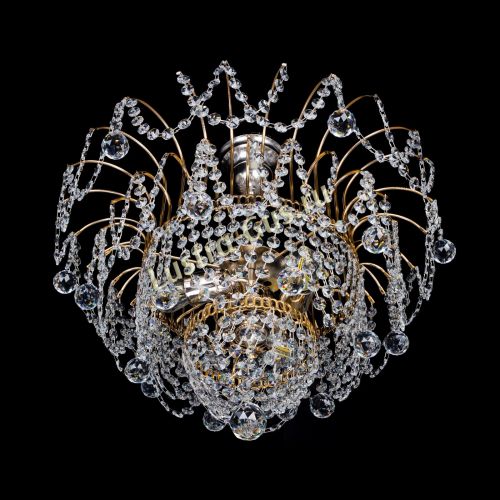 Люстра Агата №2 - 3 лампы в Новокузнецке Гусь Хрустальный