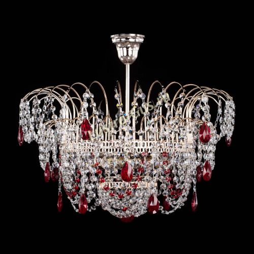 Люстра Агата № 2 - 4 лампы Красная в Новокузнецке Люстра Агата № 2 - 4 лампы Красная в Новокузнецке