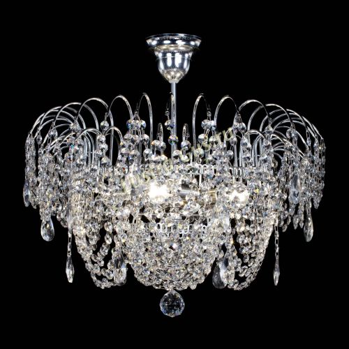 Люстра Агата № 2 - 4 лампы в Новокузнецке Гусь Хрустальный