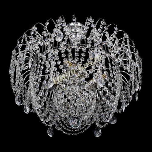 Люстра Агата № 2 - 4 лампы в Новокузнецке Гусь Хрустальный