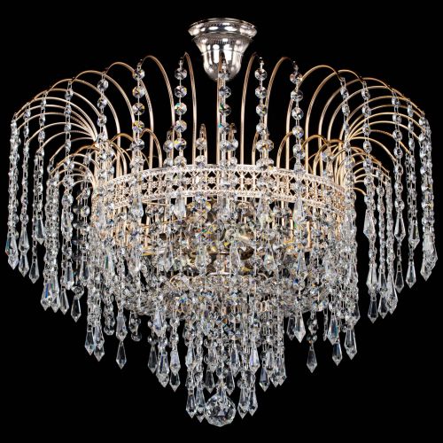 Люстра Агата №3 - 4 лампы в Новокузнецке Гусь Хрустальный