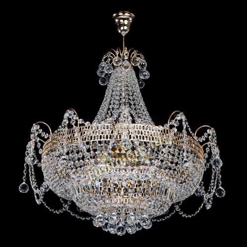 Люстра Агата большая в Новокузнецке Гусь Хрустальный