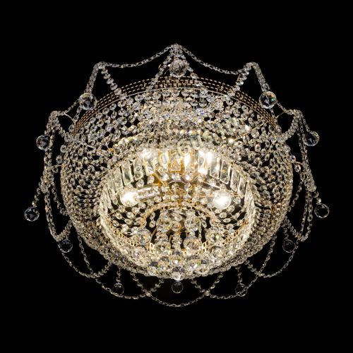 Люстра Агата большая в Новокузнецке Гусь Хрустальный