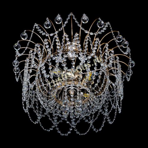 Люстра Агата с подвесом шар 30 в Новокузнецке Гусь Хрустальный