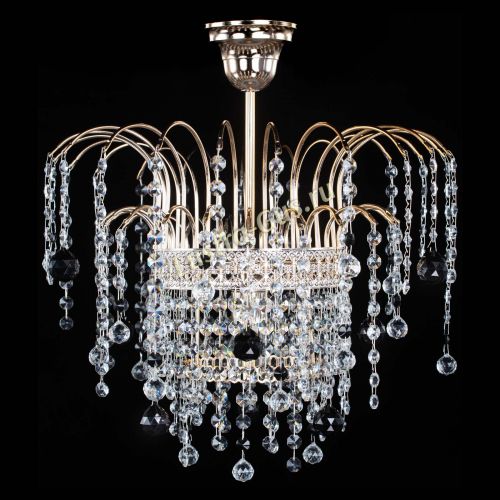 Люстра Агата Венеция №1 черная в Новокузнецке Гусь Хрустальный