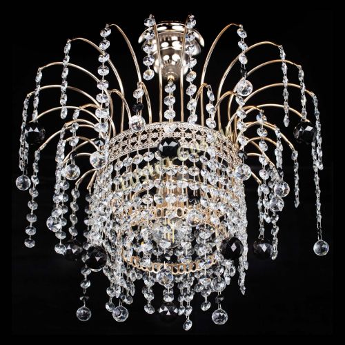 Люстра Агата Венеция №1 черная в Новокузнецке Гусь Хрустальный