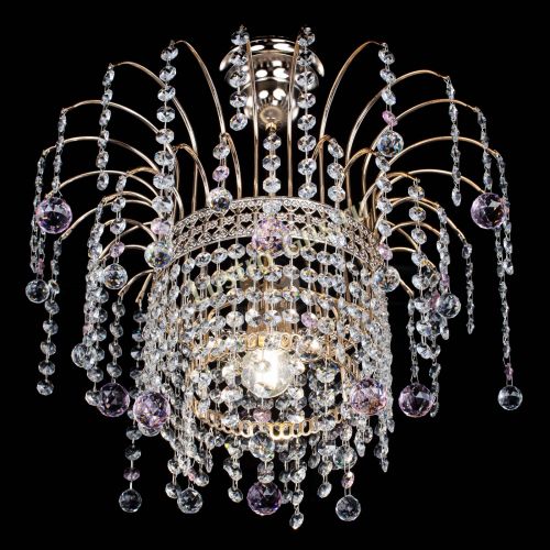 Люстра Агата Венеция №1 розовая в Новокузнецке Гусь Хрустальный