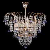 Люстра Агата Венеция №2 - 3 лампы фиолетовая в Новокузнецке