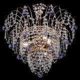 Люстра Агата Венеция №2 - 3 лампы фиолетовая в Новокузнецке