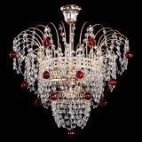 Люстра Агата Венеция №2 - 3 лампы красная в Новокузнецке Люстра Агата Венеция №2 - 3 лампы красная в Новокузнецке