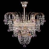 Люстра Агата Венеция №2 - 3 лампы розовая в Новокузнецке