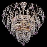 Люстра Агата Венеция №2 - 3 лампы розовая в Новокузнецке