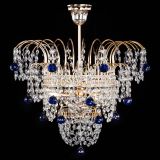 Люстра Агата Венеция №2 - 3 лампы синяя в Новокузнецке Люстра Агата Венеция №2 - 3 лампы синяя в Новокузнецке