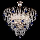 Люстра Агата Венеция №2 - 3 лампы синяя в Новокузнецке Люстра Агата Венеция №2 - 3 лампы синяя в Новокузнецке