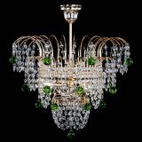 Люстра Агата Венеция №2 - 3 лампы зеленая в Новокузнецке Люстра Агата Венеция №2 - 3 лампы зеленая в Новокузнецке