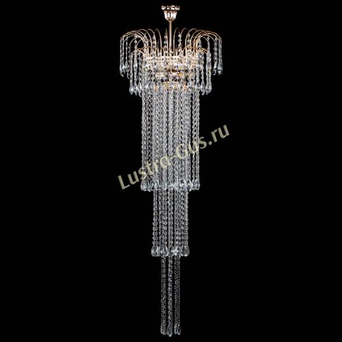 Люстра Агата Венеция №3 длинная в Новокузнецке Гусь Хрустальный