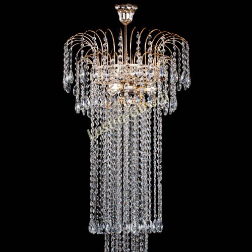 Люстра Агата Венеция №3 длинная в Новокузнецке Гусь Хрустальный