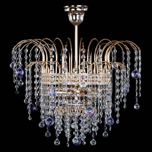 Люстра Агата Венеция №3 фиолетовая в Новокузнецке Люстра Агата Венеция №3 фиолетовая в Новокузнецке
