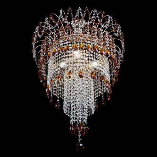 Люстра Агата Венеция №4 длинная Чайная в Новокузнецке Гусь Хрустальный