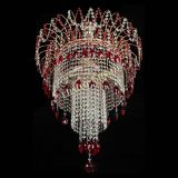 Люстра Агата Венеция №4 длинная Красная в Новокузнецке