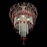 Люстра Агата Венеция №4 длинная Красная в Новокузнецке