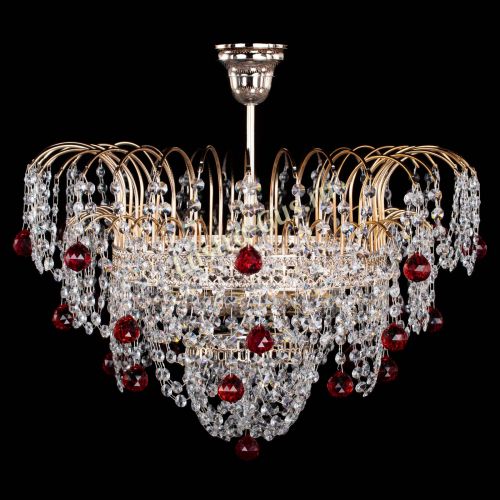 Люстра Агата Венеция №4 шар красная в Новокузнецке Люстра Агата Венеция №4 шар красная в Новокузнецке