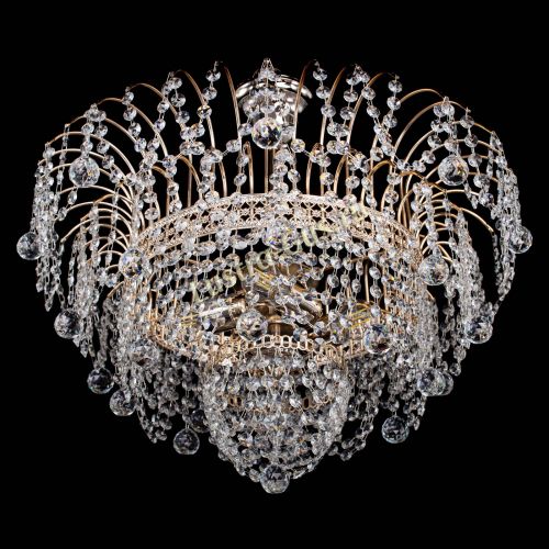 Люстра Агата Венеция №4 шар в Новокузнецке Гусь Хрустальный