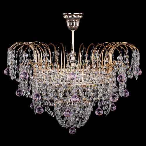 Люстра Агата Венеция №4 шар розовая в Новокузнецке Люстра Агата Венеция №4 шар розовая в Новокузнецке