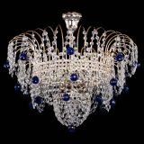 Люстра Агата Венеция №4 шар синяя в Новокузнецке