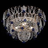 Люстра Агата Венеция №4 шар синяя в Новокузнецке