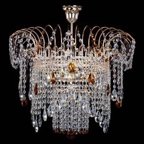 Люстра Агата Венеция №4 чайная в Новокузнецке Гусь Хрустальный