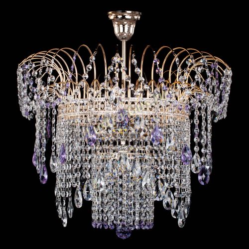 Люстра Агата Венеция №4 фиолетовая в Новокузнецке Люстра Агата Венеция №4 фиолетовая в Новокузнецке