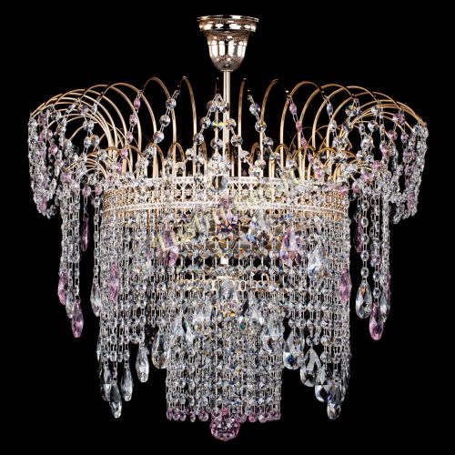 Люстра Агата Венеция №4 розовая в Новокузнецке Люстра Агата Венеция №4 розовая в Новокузнецке